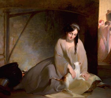 Cinderella by Thomas Sully 1843